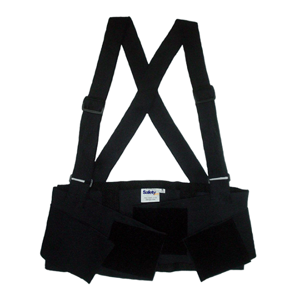 1 protector lumbar, cinturón de trabajo con soporte y cintura ajustable,  arnés lumbar para cargas pesadas.